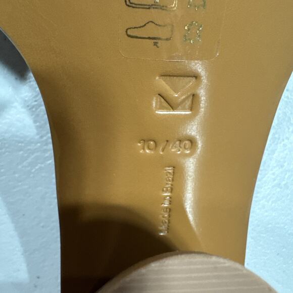 Mercedes Castillo Olga Women’s Sandals Size US 10 EU 40 Walnut Silk Nappa - Picture 7 of 10